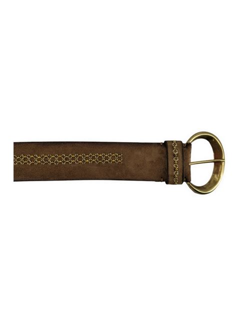 women's camel suede belt Puntovita & Arsenice | PV2466CAMMELLO